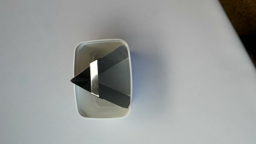 Divisor de Sorvete para Pote 2 Litros formato triângulo