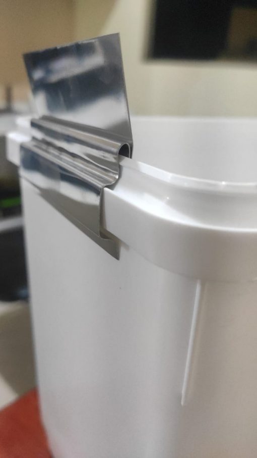 Plaquinha para balde e caixa de sorvete