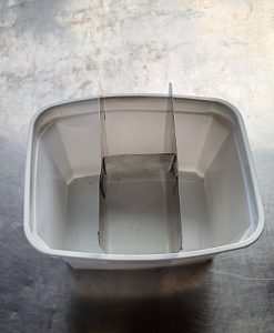 Divisor de sorvete formato reto para pote 2 litros