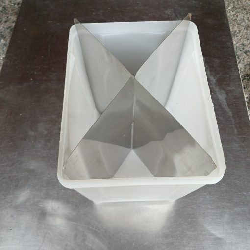 Divisor para balde de sorvete 4 sabores formato X