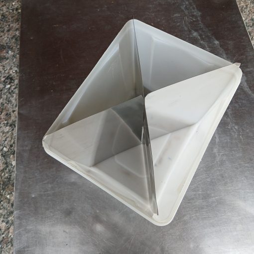 Divisor para balde de sorvete 4 sabores formato X - Imagem 4