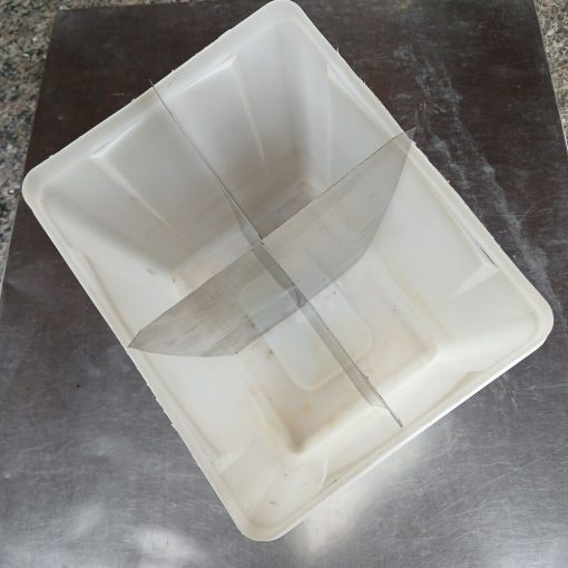 Divisor para balde de sorvete 4 sabores formato cruz - Imagem 4