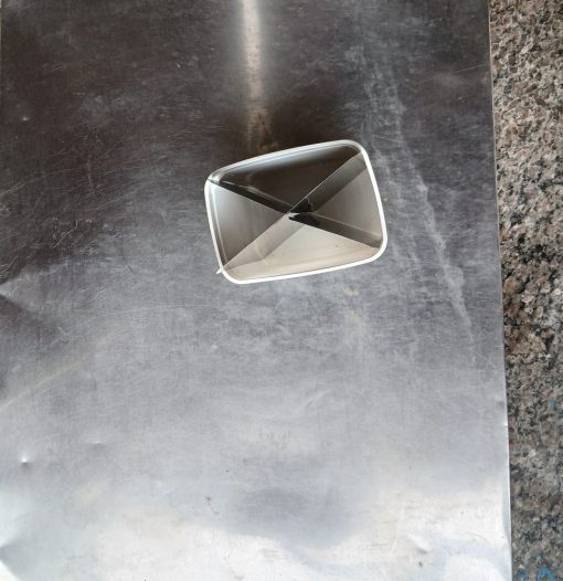 Divisor para pote de sorvete 4 sabores frmato X - Imagem 4