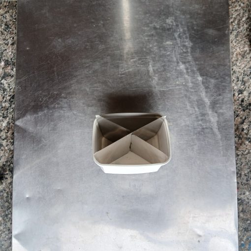 Divisor para pote de sorvete 4 sabores frmato X - Imagem 6