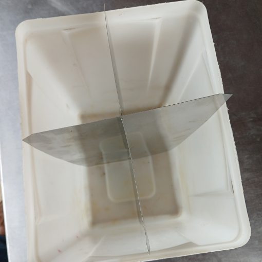 Divisor para balde de sorvete 4 sabores formato cruz - Imagem 6