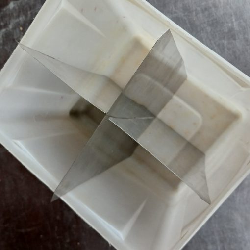 Divisor para balde de sorvete 4 sabores formato cruz