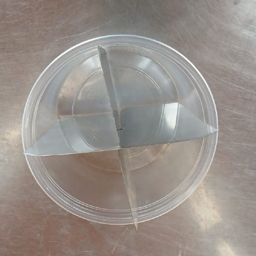 Divisor de sorvete 4 sabores pote redondo 1 litro - Imagem 4